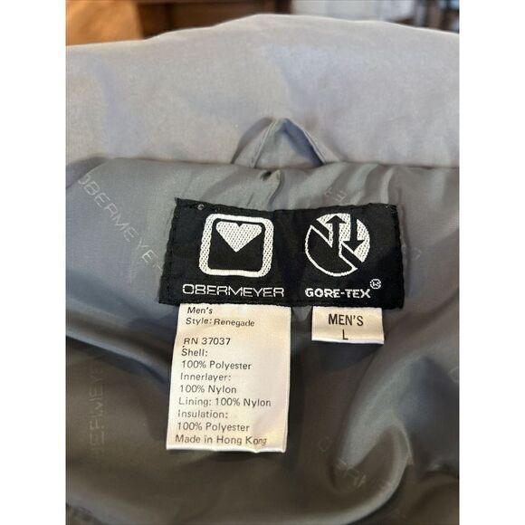 Obermeyer Gore-Tex Hooded Ski Renegade 06272 Jacket Men Size Large w/ Knit Hat - Picture 3 of 7